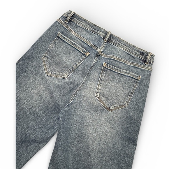 Kenzie Ella High Rise Straight Leg Jeans Size 10 Medium Wash Casual Comfortable - Picture 9 of 12